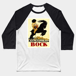 FELDSCHOLOSSCHEN BOCK BEER Swiss Alcohol Vintage Baseball T-Shirt